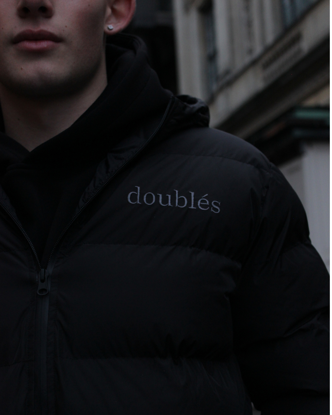 Springjacket with Logo - Black