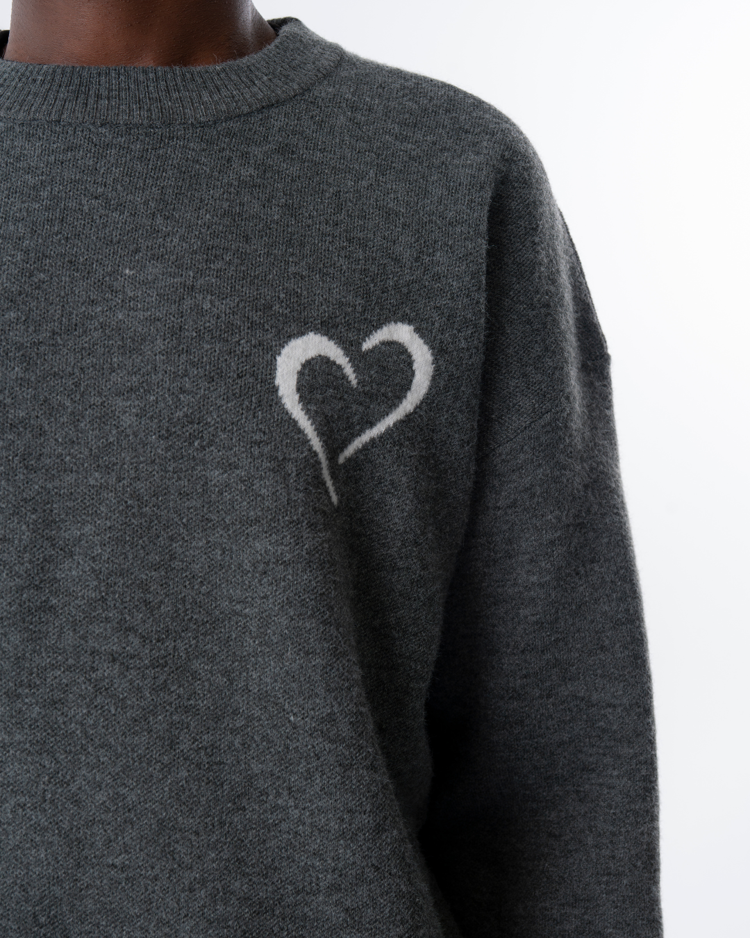 Soft Knit Sweater - Grey