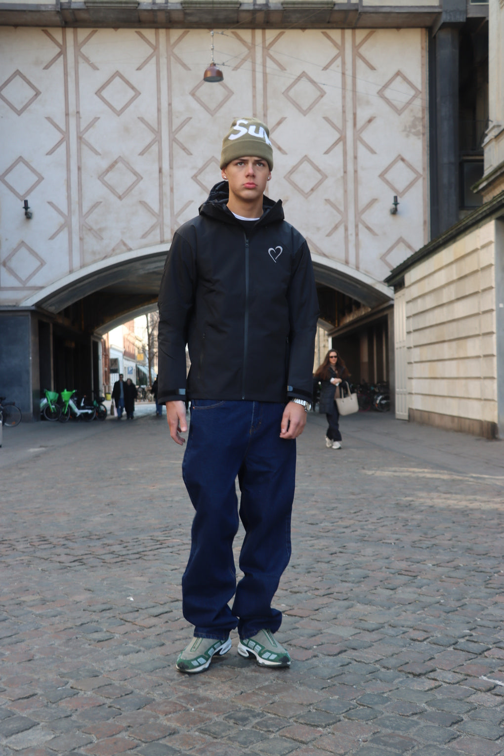 Baggy Denim Jeans - Dark Blue