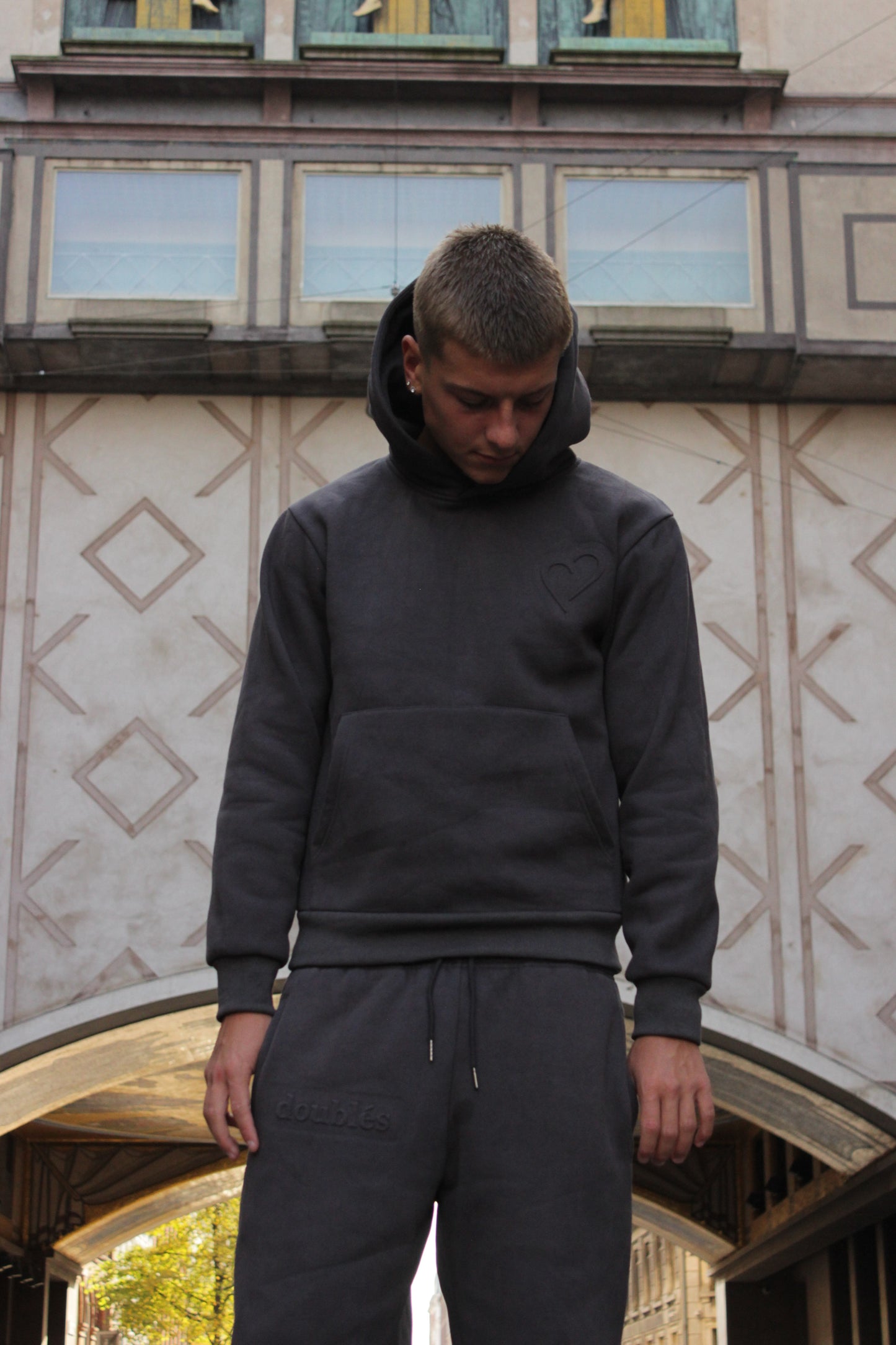 Joggingset (Hoodie & Pants) - Grey