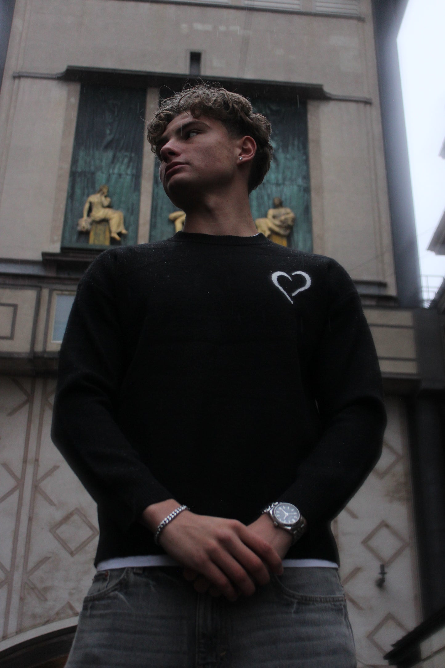 Soft Knit Sweater - Black