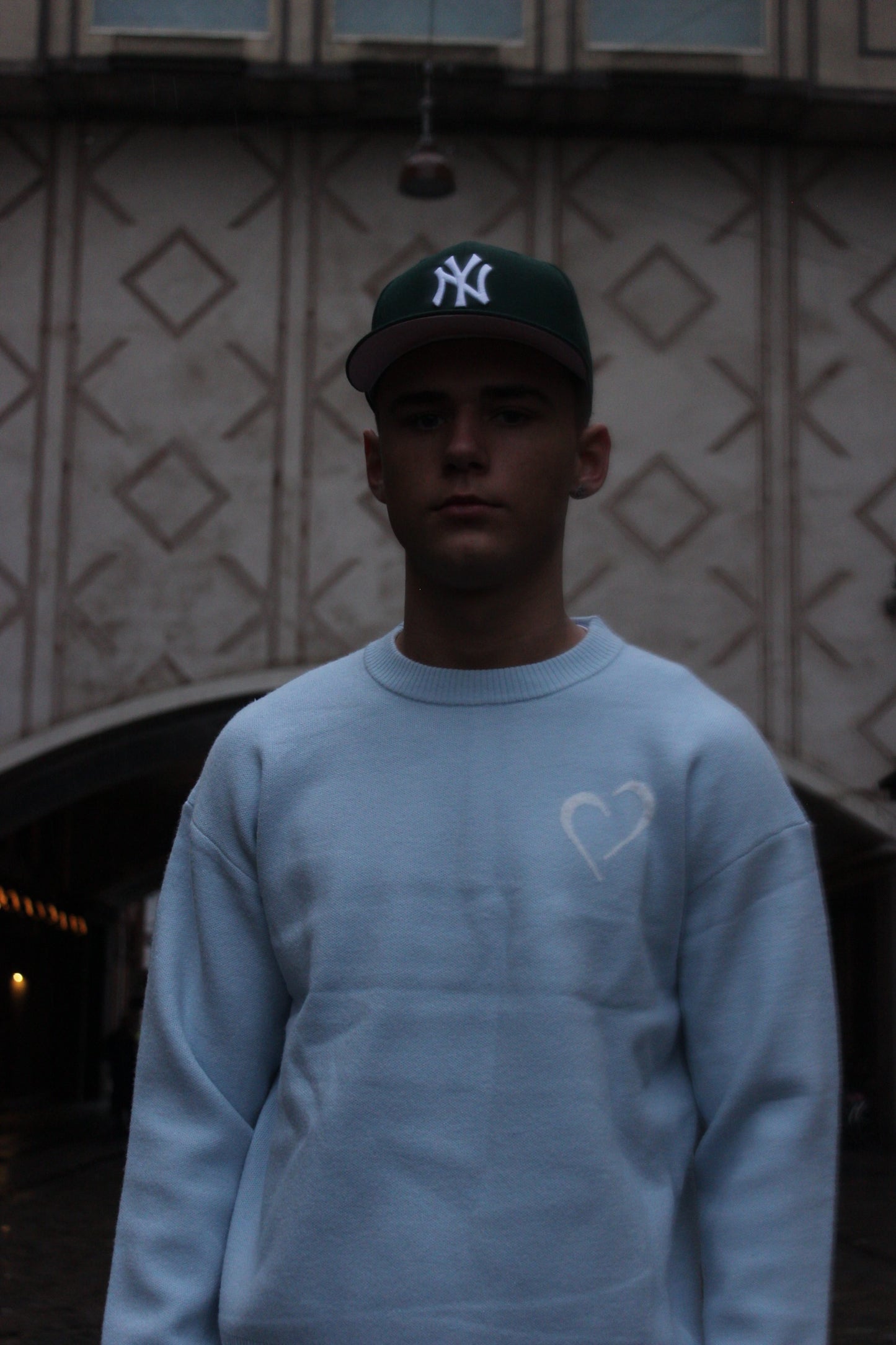 Soft Knit Sweater - Light Blue