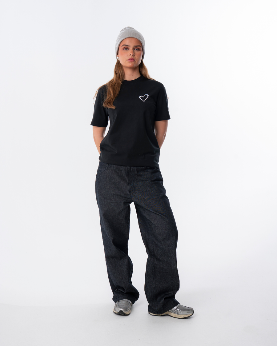 Womens Heavyweight T Shirt - Black