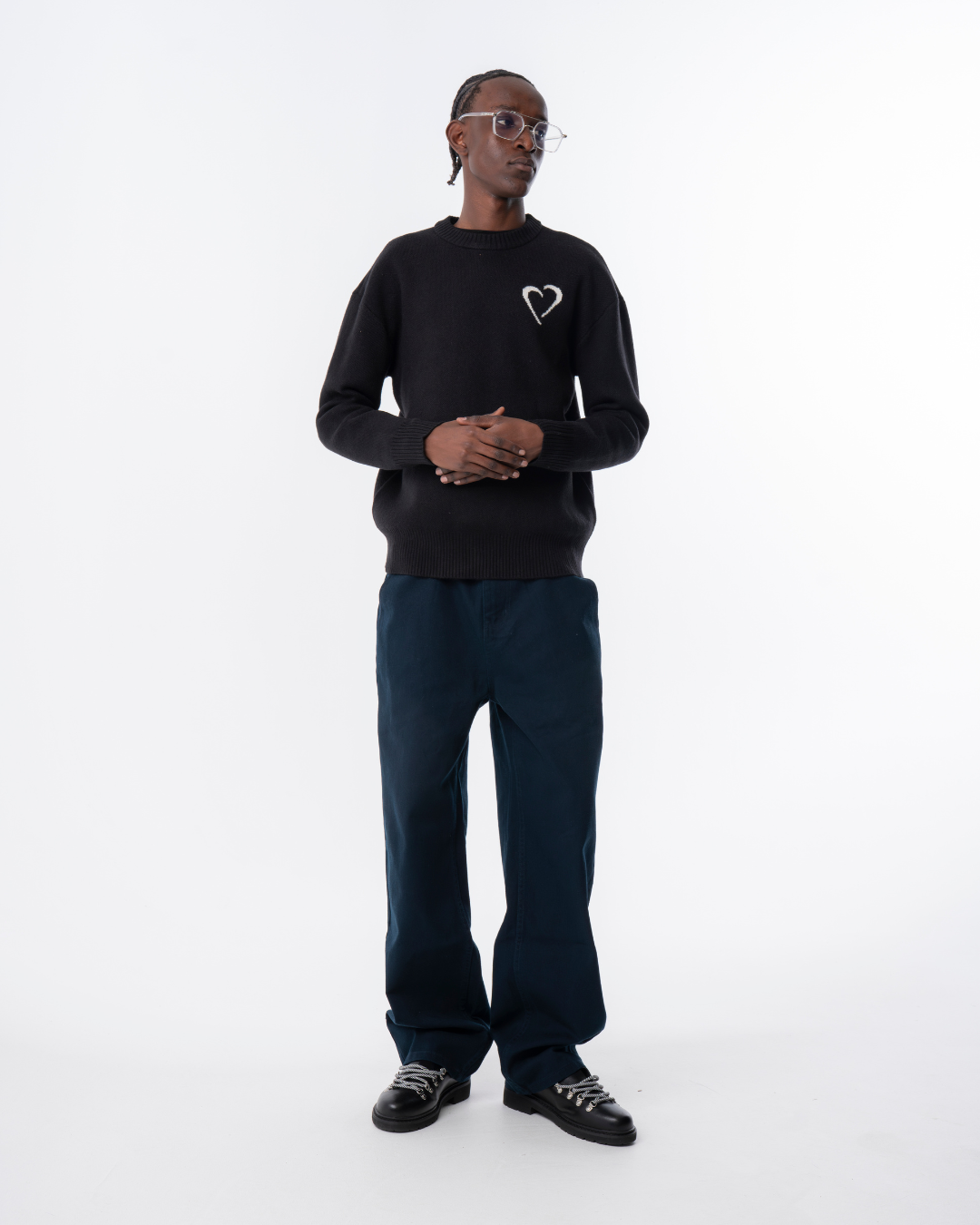 Soft Knit Sweater - Black