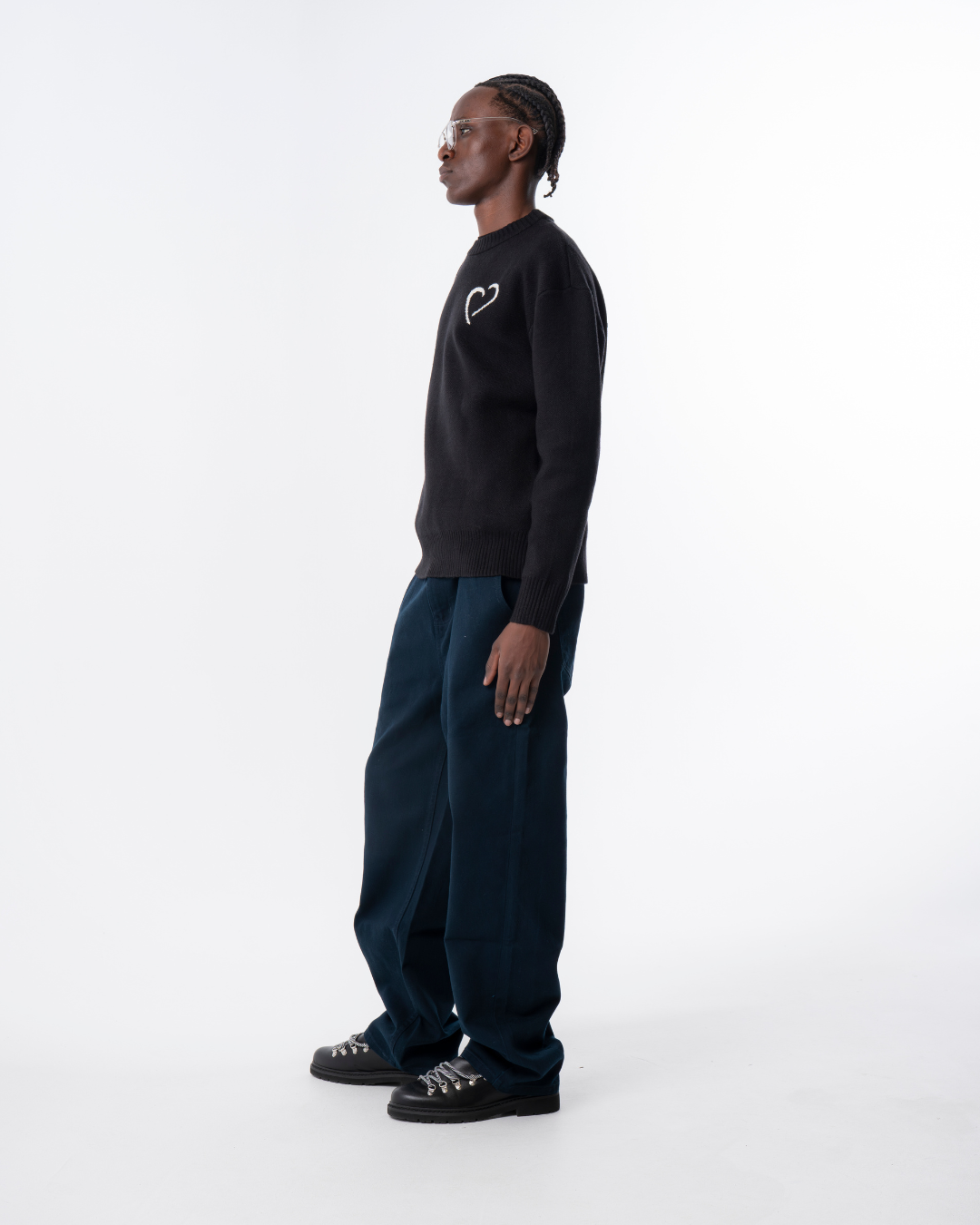Soft Knit Sweater - Black