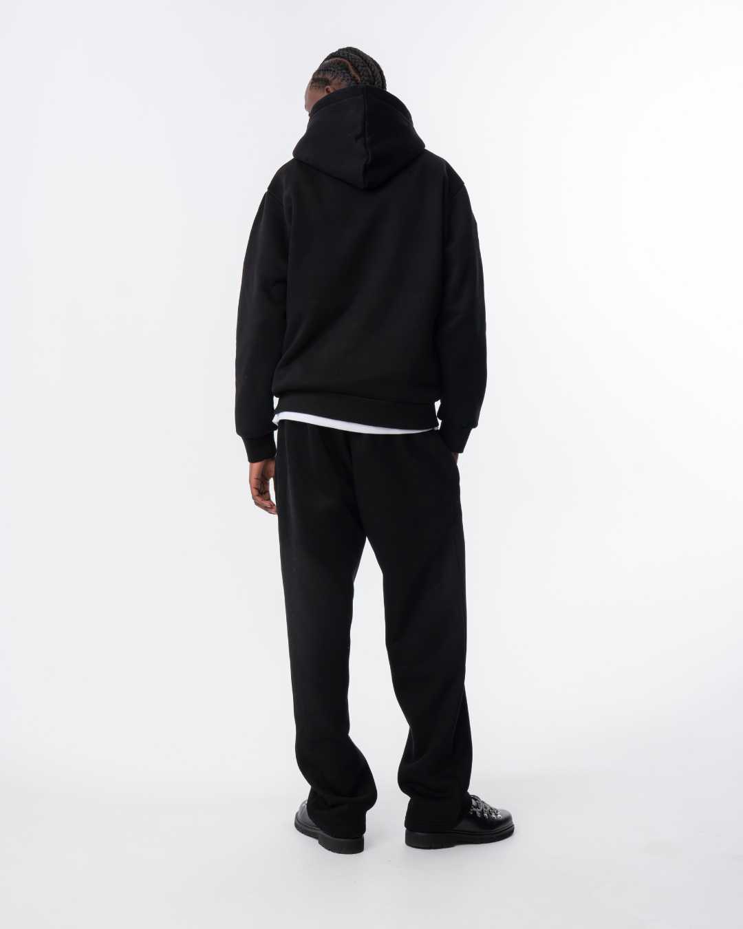 Embossed Hoodie - Black