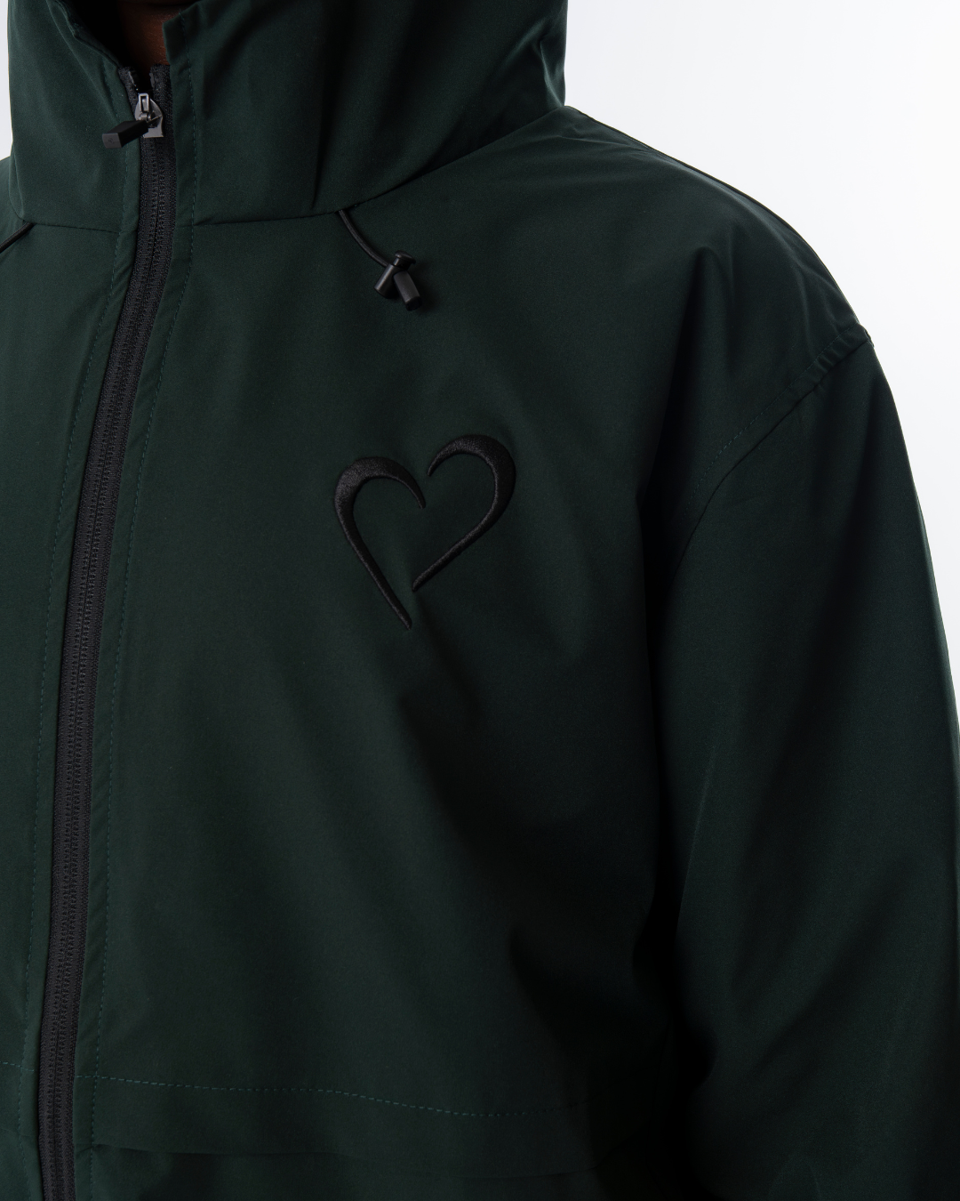 Windjacket with Heart - Green