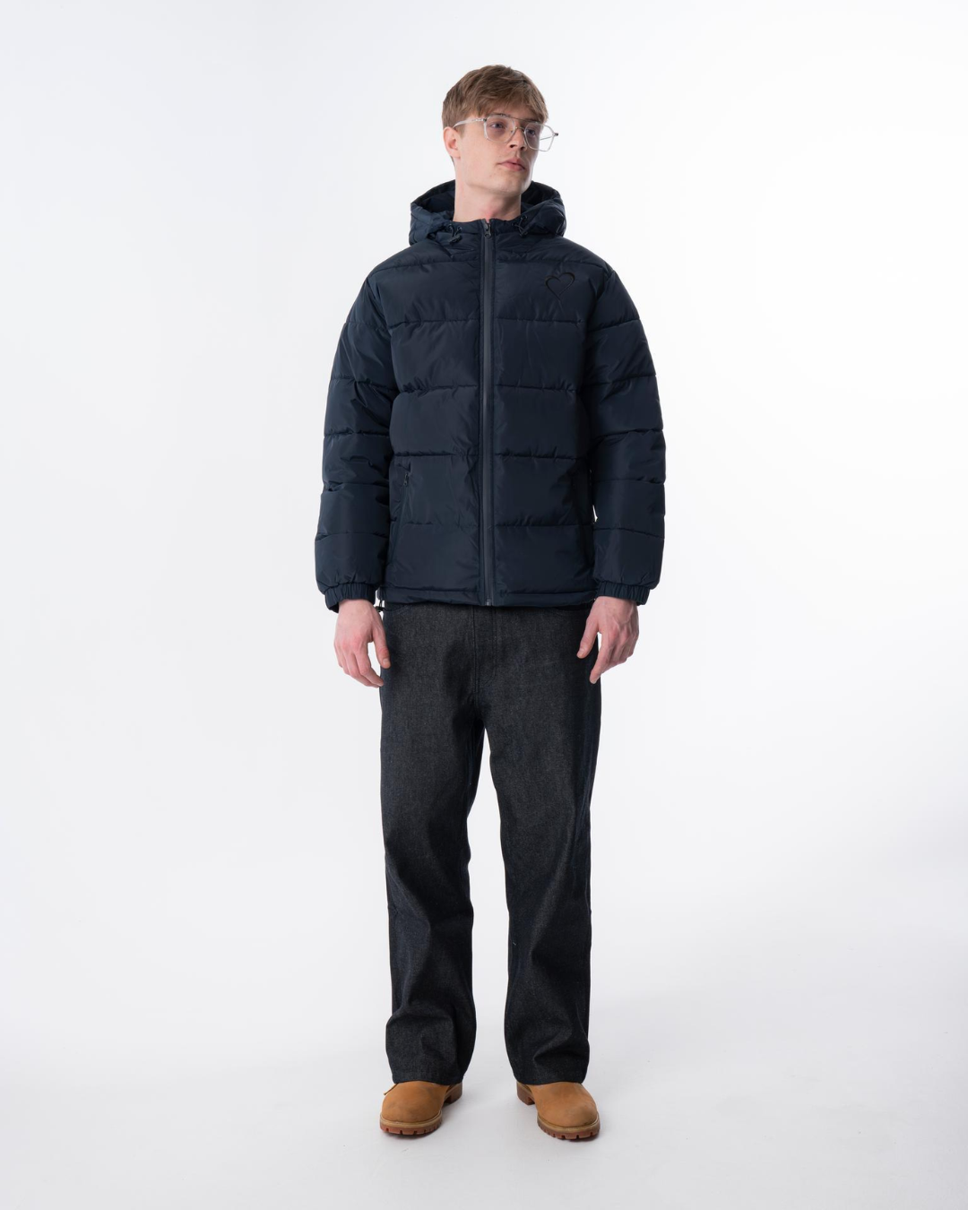 Springjacket with Heart - Dark Blue