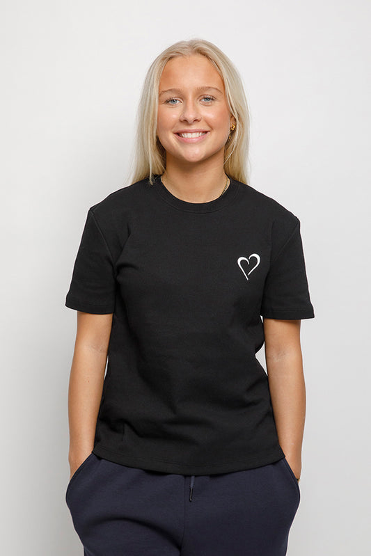 Girls Heavyweight T Shirt - Black