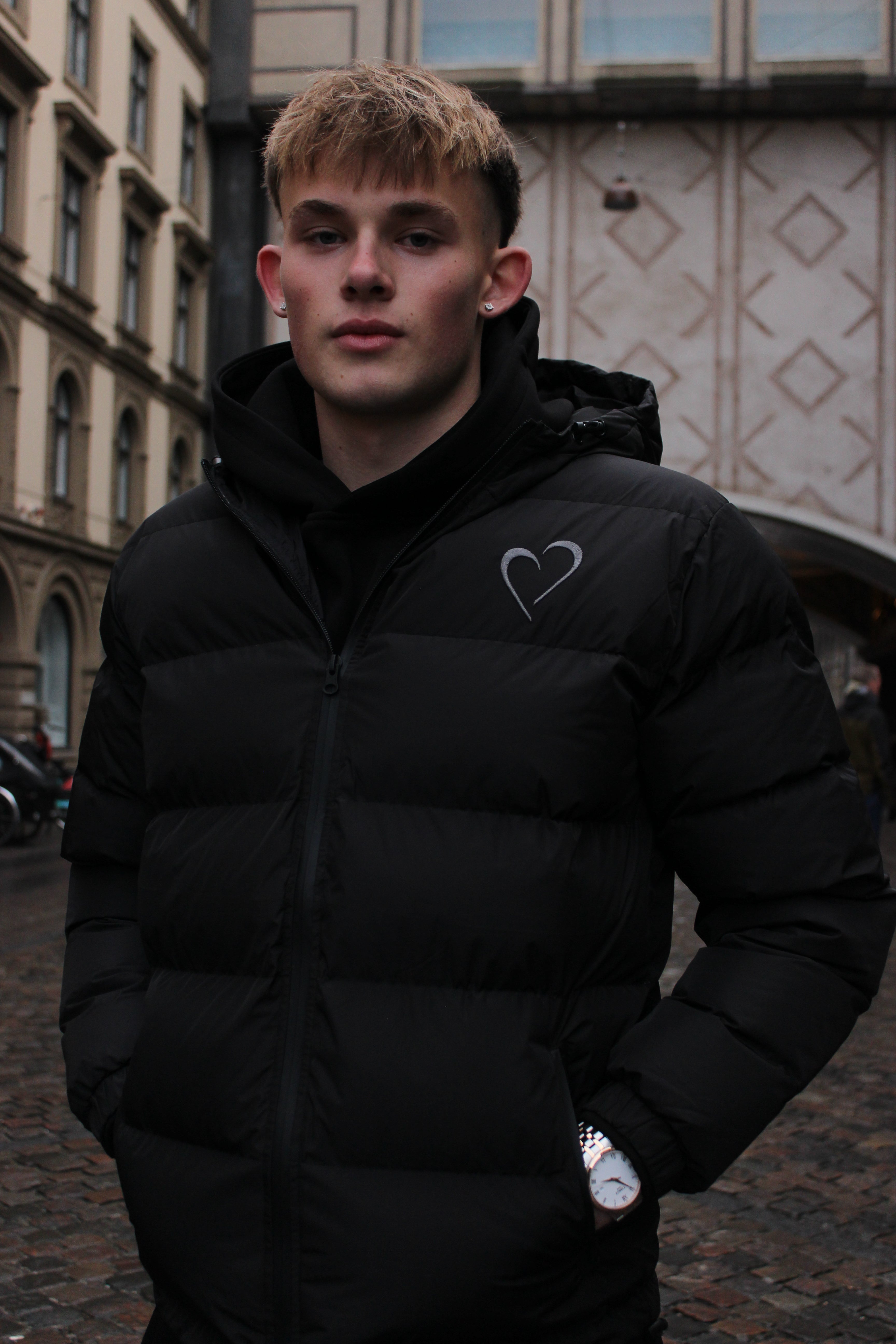 Springjacket with Heart - Black – Doublés
